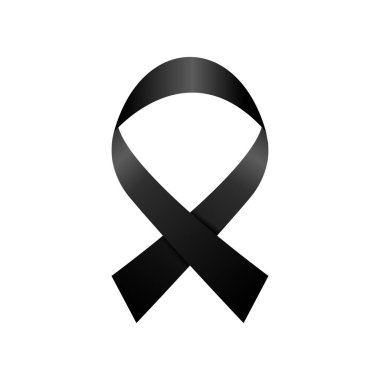 Yas, anma, melanom farkındalığı ve şiddet ve kayıp mağdurlarına destek veren siyah farkındalık sembolü..
