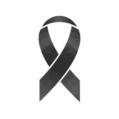Yas, anma, melanom farkındalığı ve şiddet ve kayıp mağdurlarına destek veren siyah farkındalık sembolü..