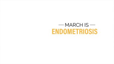 Mart ayının endometriyozis farkındalığı, dişi üreme sağlığı ikonu ve sarı kurdelenin yer aldığı minimum kısa bir animasyon yoluyla sunulmuştur..