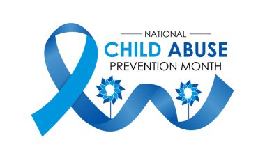 Ulusal Çocuk İstismarı Önleme Ayı, duyarlı eller ve kalp unsurlarıyla, bilinçlendirme kampanyaları ve sosyal destek için tasarlandı. Kırılganlığı, korunmayı ve istismarı önleme bilincini temsil eden gözyaşı ile çocuk silueti.