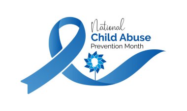 Ulusal Çocuk İstismarı Önleme Ayı, duyarlı eller ve kalp unsurlarıyla, bilinçlendirme kampanyaları ve sosyal destek için tasarlandı. Kırılganlığı, korunmayı ve istismarı önleme bilincini temsil eden gözyaşı ile çocuk silueti.