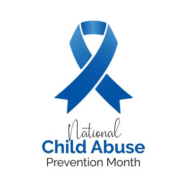 Ulusal Çocuk İstismarı Önleme Ayı, duyarlı eller ve kalp unsurlarıyla, bilinçlendirme kampanyaları ve sosyal destek için tasarlandı. Kırılganlığı, korunmayı ve istismarı önleme bilincini temsil eden gözyaşı ile çocuk silueti.