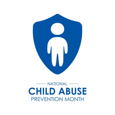Ulusal Çocuk İstismarı Önleme Ayı, duyarlı eller ve kalp unsurlarıyla, bilinçlendirme kampanyaları ve sosyal destek için tasarlandı. Kırılganlığı, korunmayı ve istismarı önleme bilincini temsil eden gözyaşı ile çocuk silueti.