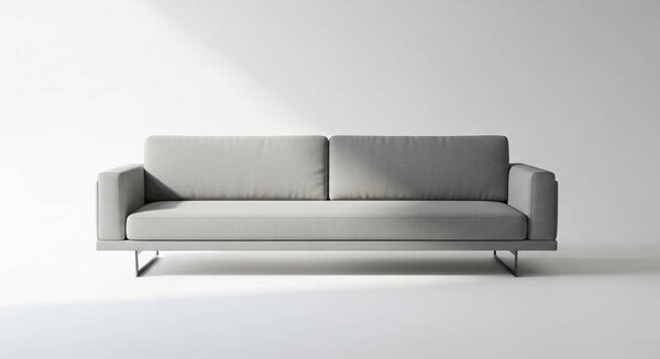 modern interior with sofa, furniture and sofa. 3 d rendering