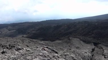 Etna - Panoramica dal canalone lavico