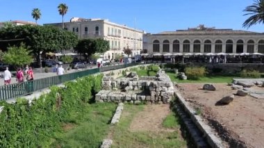 Siracusa - Panoramica del Tempio di Apollo