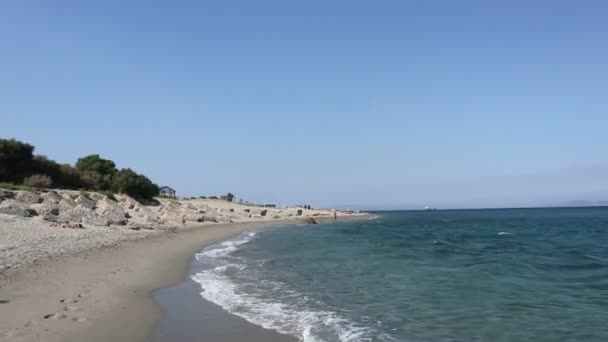 Messina - Panoramica da Capo Peloro — 图库视频影像