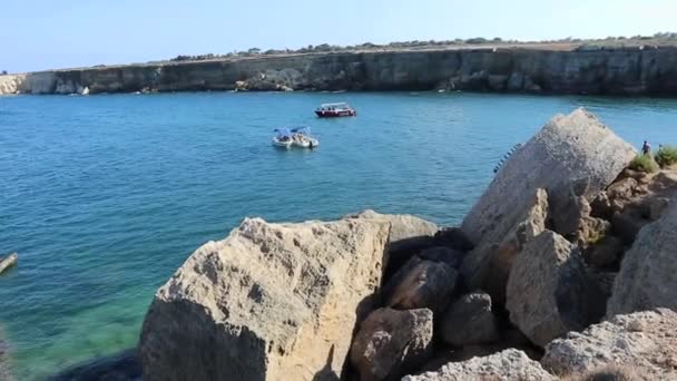 Siracusa - Panoramica a Punta della Mola — Wideo stockowe