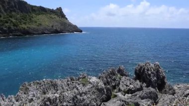 Marina di Camerota - Panoramica dalla scogliera di Cala Bianca