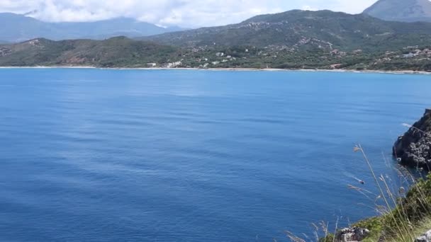Palinuro Campania Italy June 2020 Coastal Panorama Top Punta Quaglia — 图库视频影像