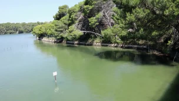 Otranto - Panoramica dal ponte dei Laghi Alimini — 비디오