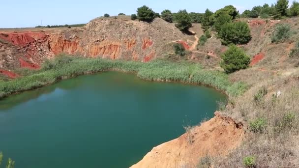 Otranto - Panoramica della cava di bauxite — Vídeos de Stock