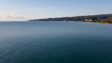 Vieste, Puglia, İtalya - 6 Ekim 2019: Punta San Francesco 'dan Panoramica