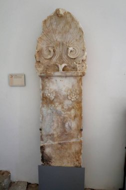 Velia, Campania, İtalya - 7 Haziran 2020: Paestum ve Velia Arkeoloji Parkı