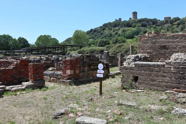 Velia Kampania Włochy Czerwca 2020 Park Archeologiczny Paestum Velia — Zdjęcie stockowe