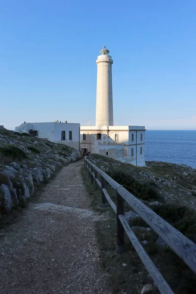 Otranto Puglia Italy June 2020 Panorama Punta Palascia Most Eastern — Stock Photo, Image