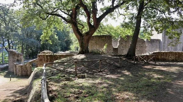 Monticchio Basilicata Talya Ekim 2020 Norman Zamanlarında Benediktinler Tarafından Inşa — Stok fotoğraf