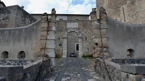 Melfi Basilicata Italia Octubre 2020 Castillo Erigido Siglo Posteriormente Ampliado —  Fotos de Stock