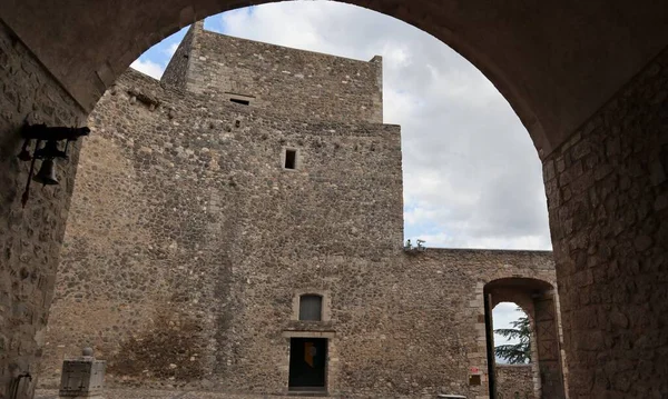 Melfi Basilicata Itália Outubro 2020 Castelo Erguido Século Depois Ampliado — Fotografia de Stock