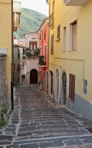 Bagnoli Irpino Campania Italy October 2020 Glimpse Alleys Historic Center — Stock Photo, Image