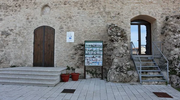 Баньоли Ирпино Кампания Италия Октября 2020 Года Замок Каванилья Ломбардский — стоковое фото