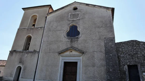 Montella Campania Talya Ekim 2020 Angevin Kalesi Lombard Vakfı Santa — Stok fotoğraf