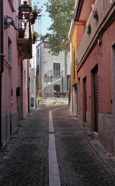 Nusco Campania Itália Outubro 2020 Vislumbre Centro Histórico — Fotografia de Stock