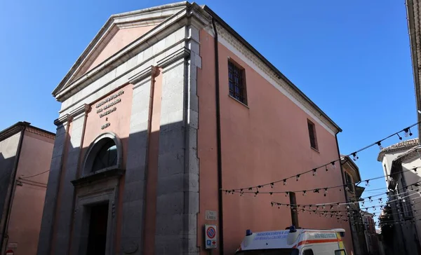 Nusco Campania Italy October 2020 Church San Rocco Now Deconsecrated — стокове фото