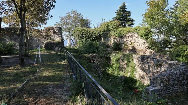 Nusco Campanie Italie Octobre 2020 Vue Parc Entourant Les Ruines — Photo