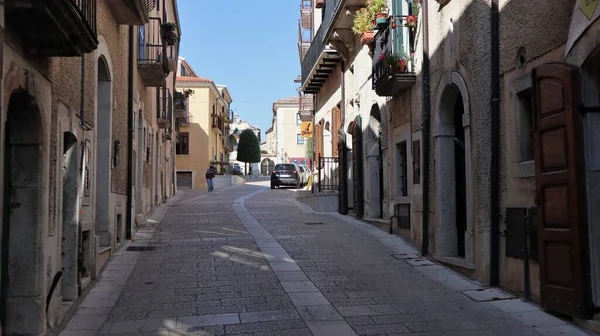 Nusco Campania Italy October 2020 Glimpse Historical Center — 图库照片