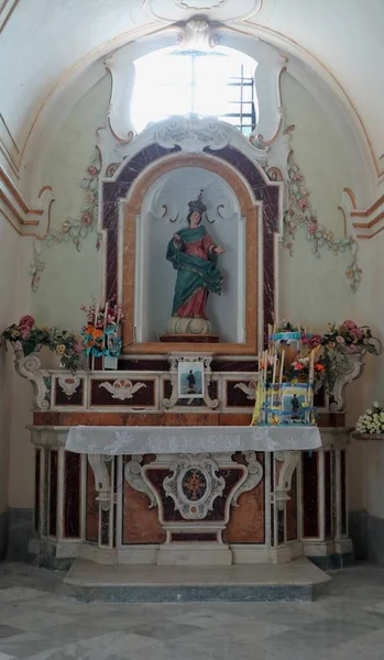 Nusco Campania Italia Octubre 2020 Interior Catedral Sant Amato — Foto de Stock