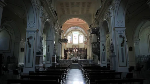 Nusco Campania Italy October 2020 Interior Cathedral Sant Amato — Stock Photo, Image
