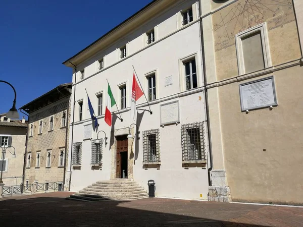 Spoleto Umbría Italia Septiembre 2019 Ayuntamiento Sede Del Municipio — Foto de Stock