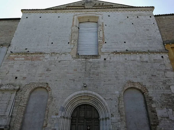 Spoleto Umbria Settembre 2019 Chiesa San Simone Giuda — Foto Stock