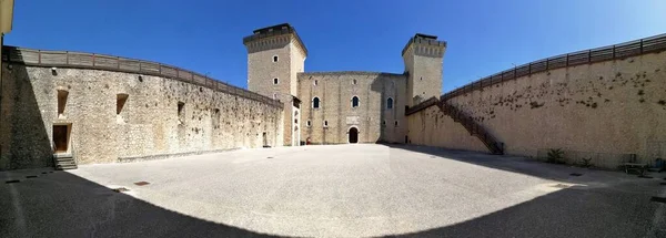 Spoleto Umbria Settembre 2019 Fortezza Del Xiv Secolo Sul Colle — Foto Stock