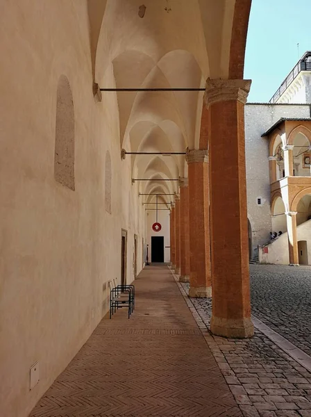 Spoleto Umbria Talya Eylül 2019 Şehre Bakan Sant Elia Tepesinde — Stok fotoğraf