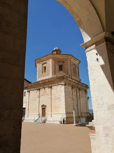 Spoleto Umbrië Italia Nederzetting 2019 Scorcio Dell Chiesa Santa Maria — Stockfoto