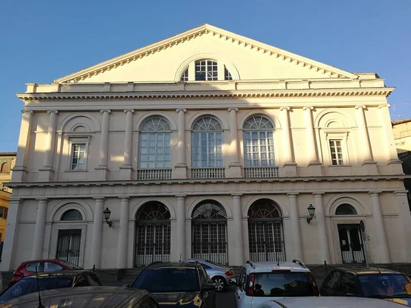 Viterbo Lazio Italië September 2019 Union Theater Giuseppe Verdi Plein — Stockfoto