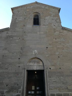 Viterbo, Lazio, İtalya - 9 Eylül 2019: Santa Maria della Nuova Kilisesi
