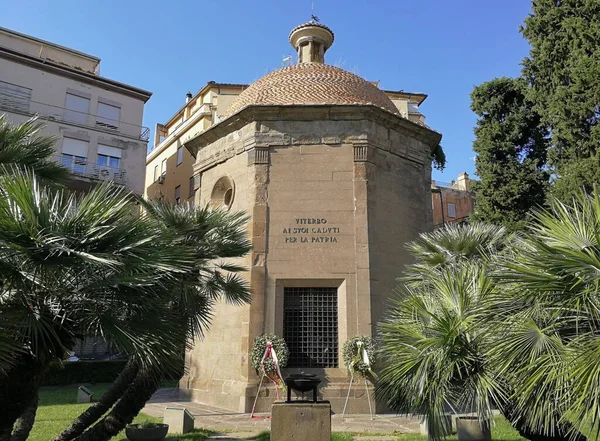 Viterbo Lazio Italië September 2019 Kleine Vijftiende Eeuwse Kerk Van — Stockfoto