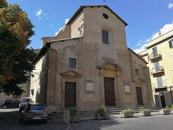 Viterbo Lazio Talya Eylül 2019 San Faustino Giovita Kilisesi — Stok fotoğraf