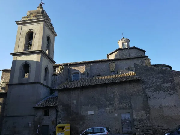 Viterbo Lazio Italia Settembre 2019 Chiesa San Faustino Giovita Piazza — Foto Stock