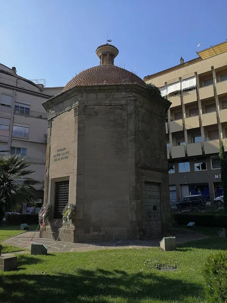意大利拉齐奥维泰博 2019年9月9日 圣玛丽亚 佩斯特十五世纪小教堂 今天纪念它为祖国而沦陷 — 图库照片