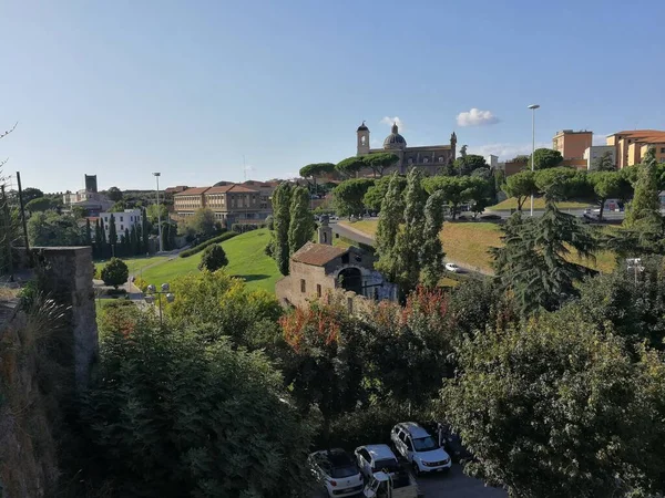 Viterbo Lazio Italia Septiembre 2019 Vista Panorámica Del Valle Valle — Foto de Stock