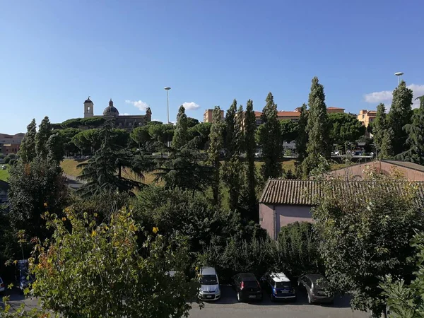 Viterbo Lazio Itálie Září 2019 Panoramatický Výhled Valle Valle Faul — Stock fotografie