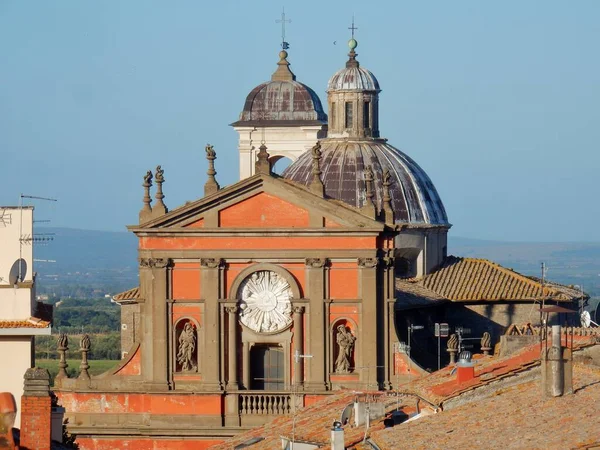 Viterbo Lazio Settembre 2019 Chiesa Della Santissima Trinità Detta Anche — Foto Stock