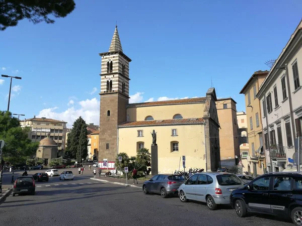 Viterbo Lazio Italia Septiembre 2019 Iglesia San Giovanni Battista Degli — Foto de Stock