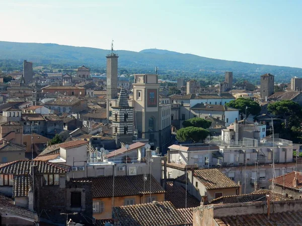 Viterbo Lazio Italien September 2019 Panorama Över Staden Från Taken — Stockfoto