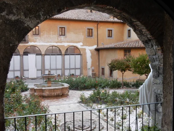 Viterbo Lacjum Włochy Września 2019 Klasztor Sanktuarium Santa Rosa — Zdjęcie stockowe