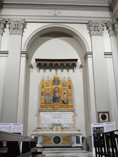 Viterbo Lazio Itálie Září 2019 Interiér Kostela Santa Rosa — Stock fotografie